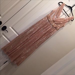 Rose Gold Sequin Dress